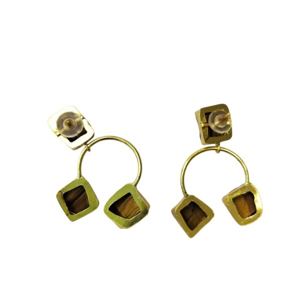 gold-plated-brass-raw-stone-looking-like-a-wooden-drop-earrings