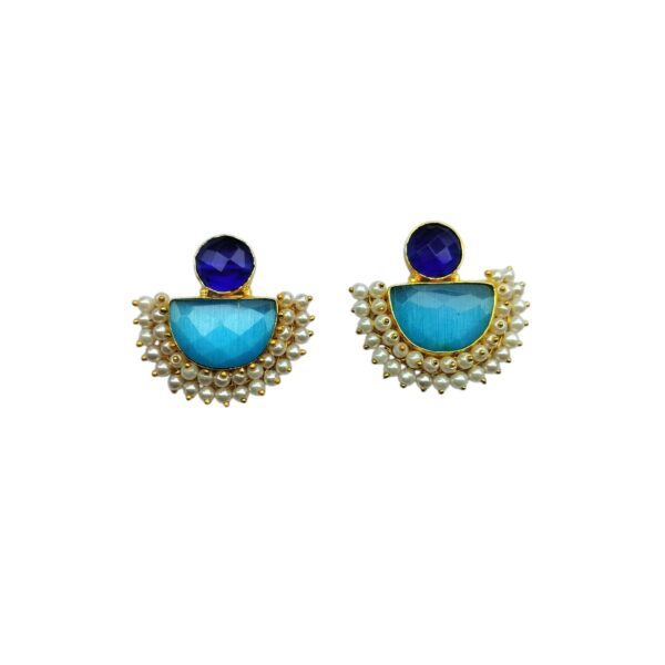 Blue Stone Studs