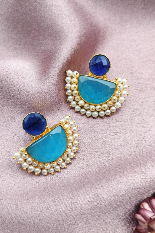 Blue Stone Studs