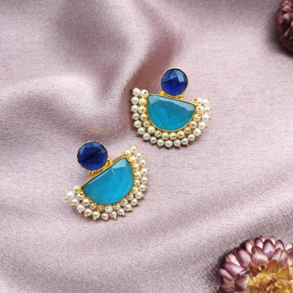 Blue Stone Studs