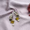 Yellow Monalisa Bird Earring
