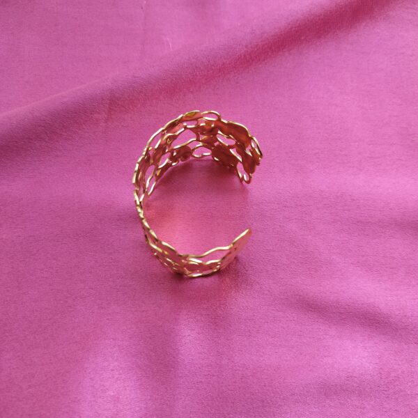 AntiTarnish Heart Cuff Bracelet