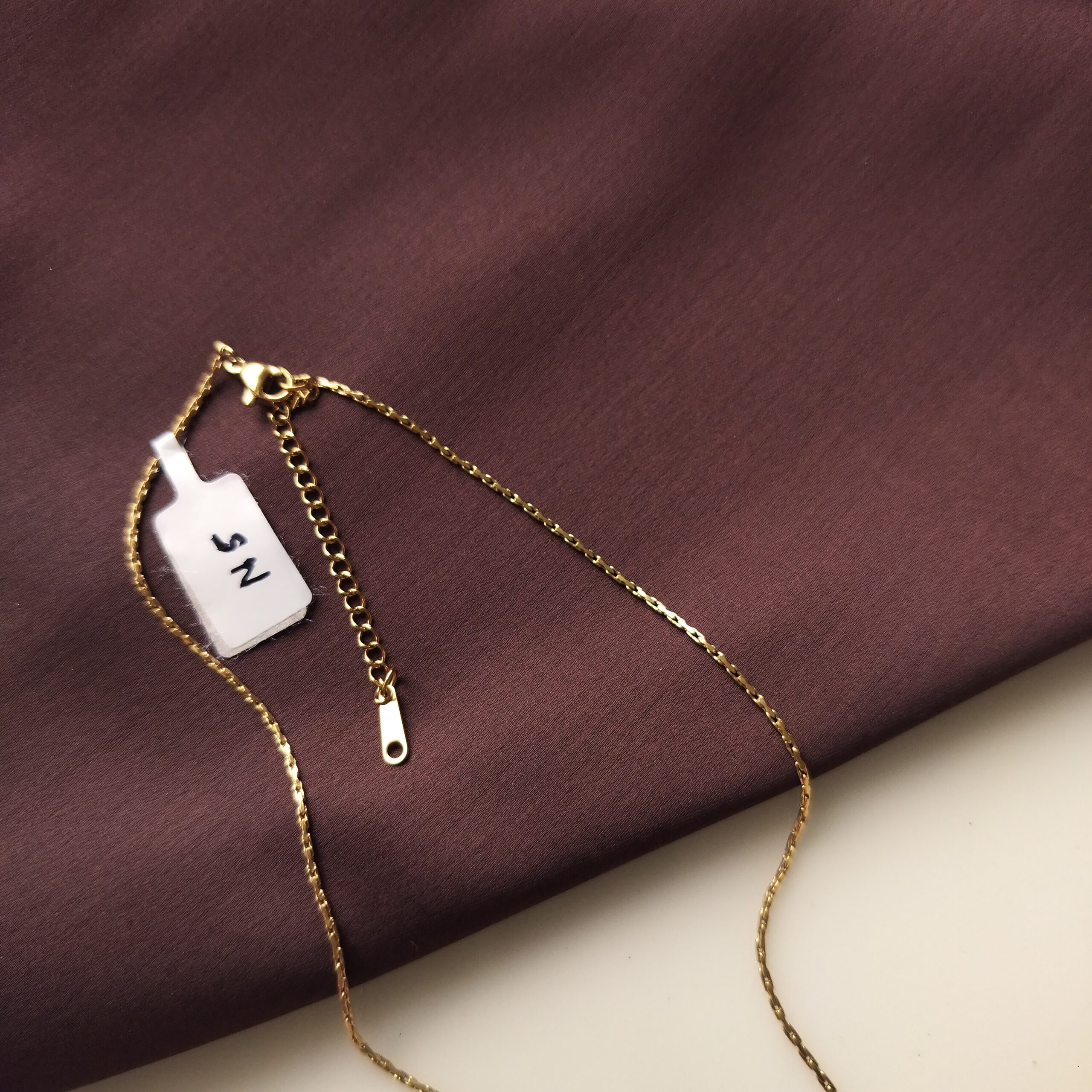 Adjustable Celeste Heart pendant necklace