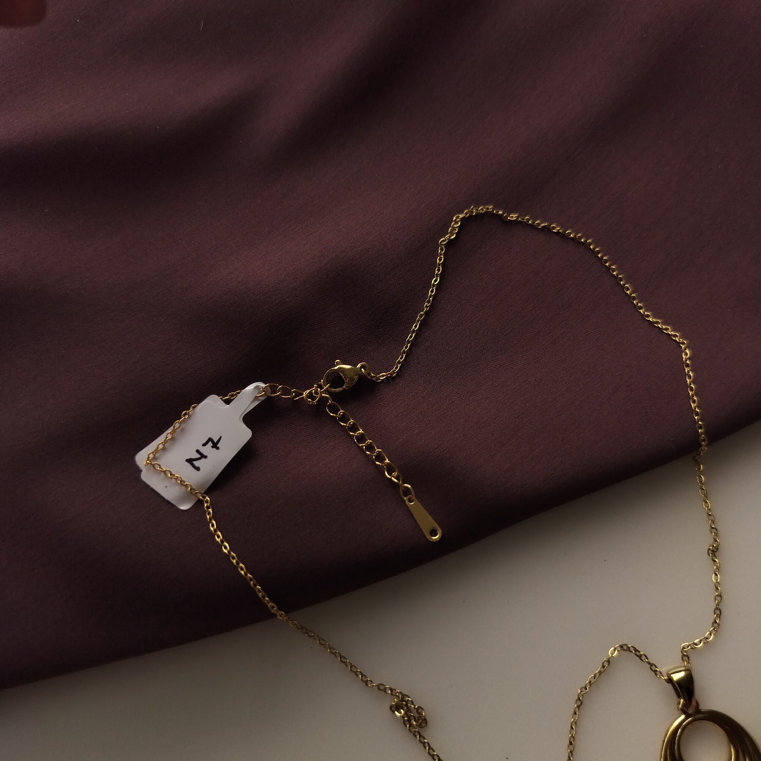 Adjustable Radiant Loop pendant necklace